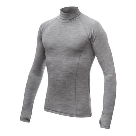 Funktionsshirt für Herren Sensor Merino Bold roll neck cool gray