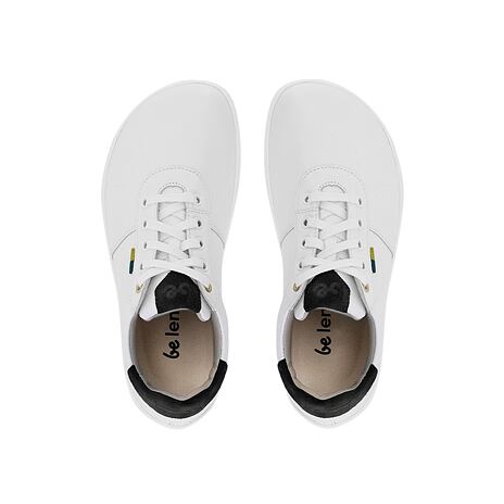 Scarpe Barefoot in pelle Be Lenka Royale bianco/nero