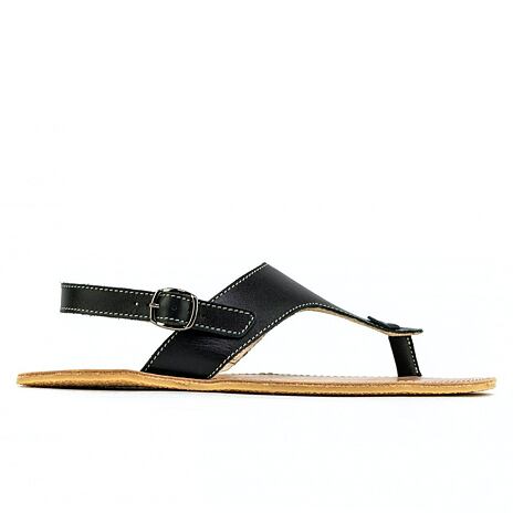 Promenade Leather Barefoot Sandals Black