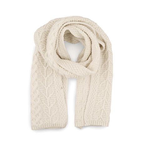 Vlnka Wool Scarf B06 Natural