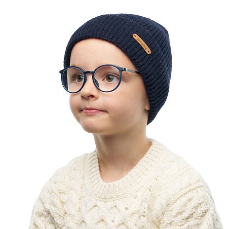 Kids’ Woolee Wool Hat V37 Dark Blue