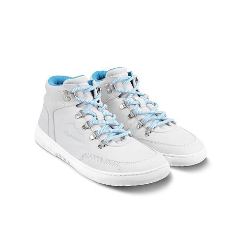 Ledersneaker barefoot knöchelhoch Barebarics Element hellgrau