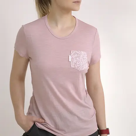 Dámské triko Merino COOLER TruLite Thermowave růžová