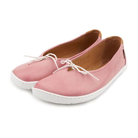 Women's barefoot leather ballerina flats Tamara pink