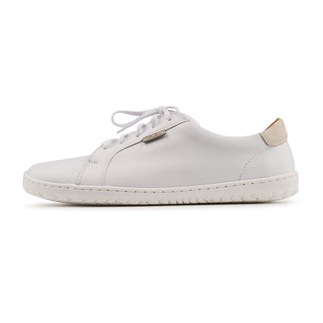 Barefoot Leder-Sneaker "Mira" weiß