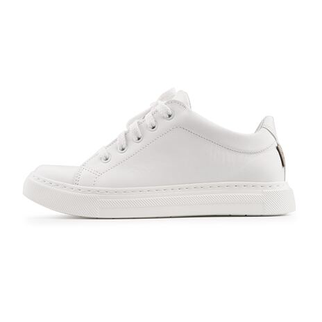 Women's orthopaedic leather sneakers Viola white