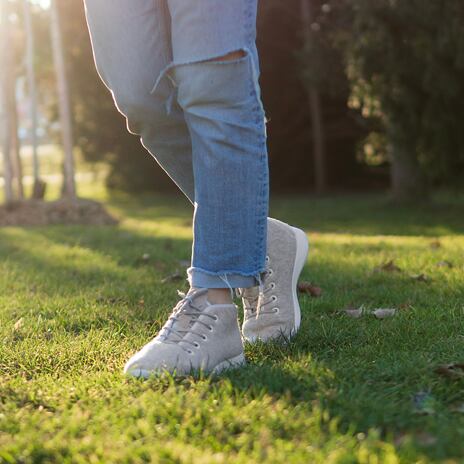 Wollsneaker knöchelhoch Woolee beige