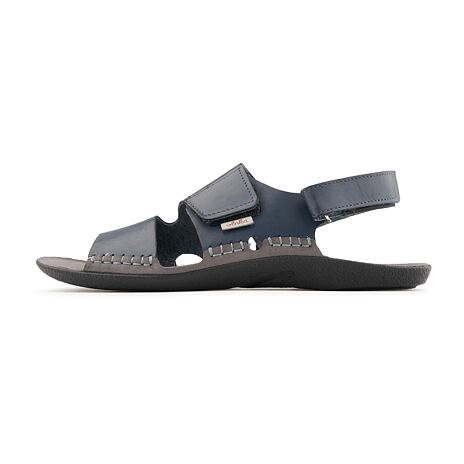 Men's leather sandals Vincent dark blue