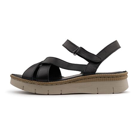 Women's leather sandals Apolena black