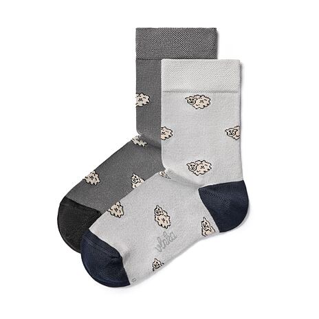 Chaussettes en bambou 2 paires mouton