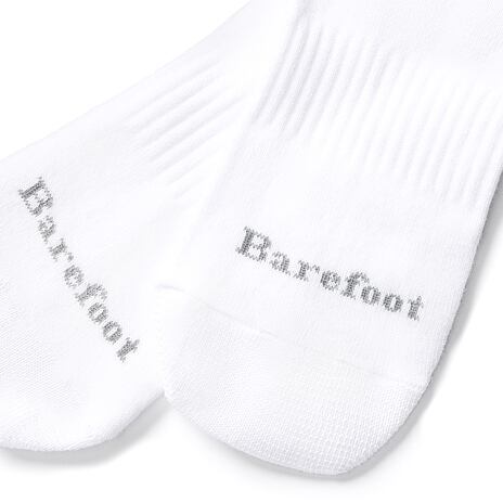 Chaussettes en coton barefoot blanc blanc