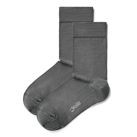 Chaussettes d'été Merino 2 paires grises