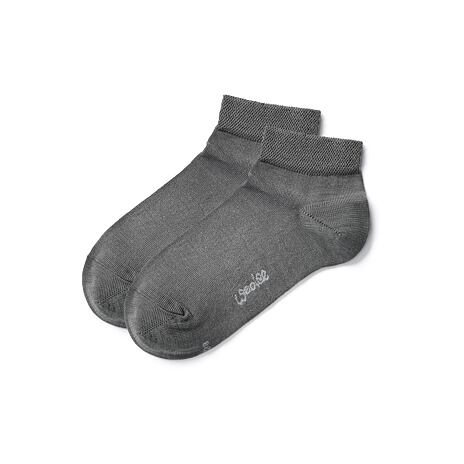 Chaussettes d'été Merino 2 paires grises