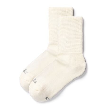 Chaussettes sibériennes en Merino 2 paires blanches