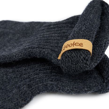 Children's Merino Wool Gloves Dark Gray