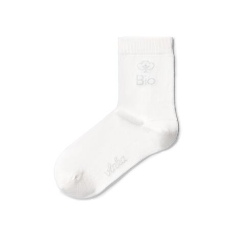 Socken aus Bio-Baumwolle weiß