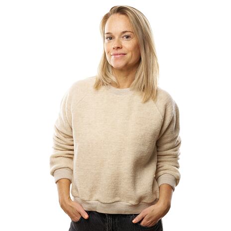 Wollsweatshirt beige