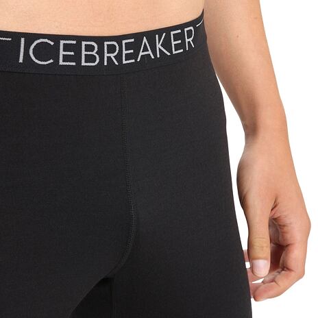 Short pour hommes Merino 200 Oasis Hommes Icebreaker, Noir