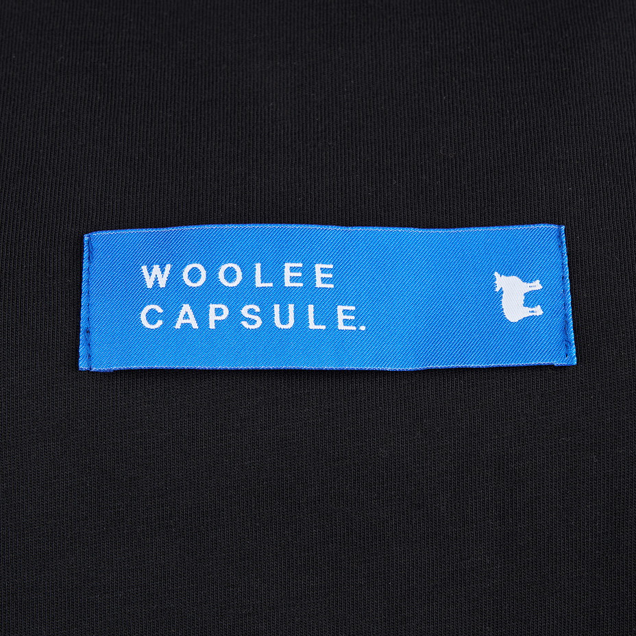 Biologisch katoenen T-shirt Woolee Capsule, zwart