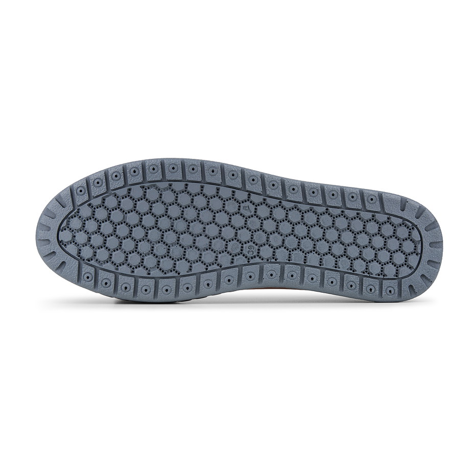 Dámské kožené baleríny Melisa růžová se šedou podrážkou