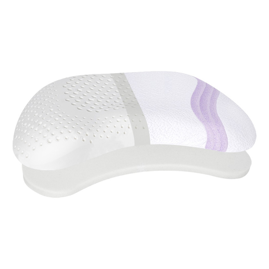 Oreiller anatomique anti-rides à mémoire de forme