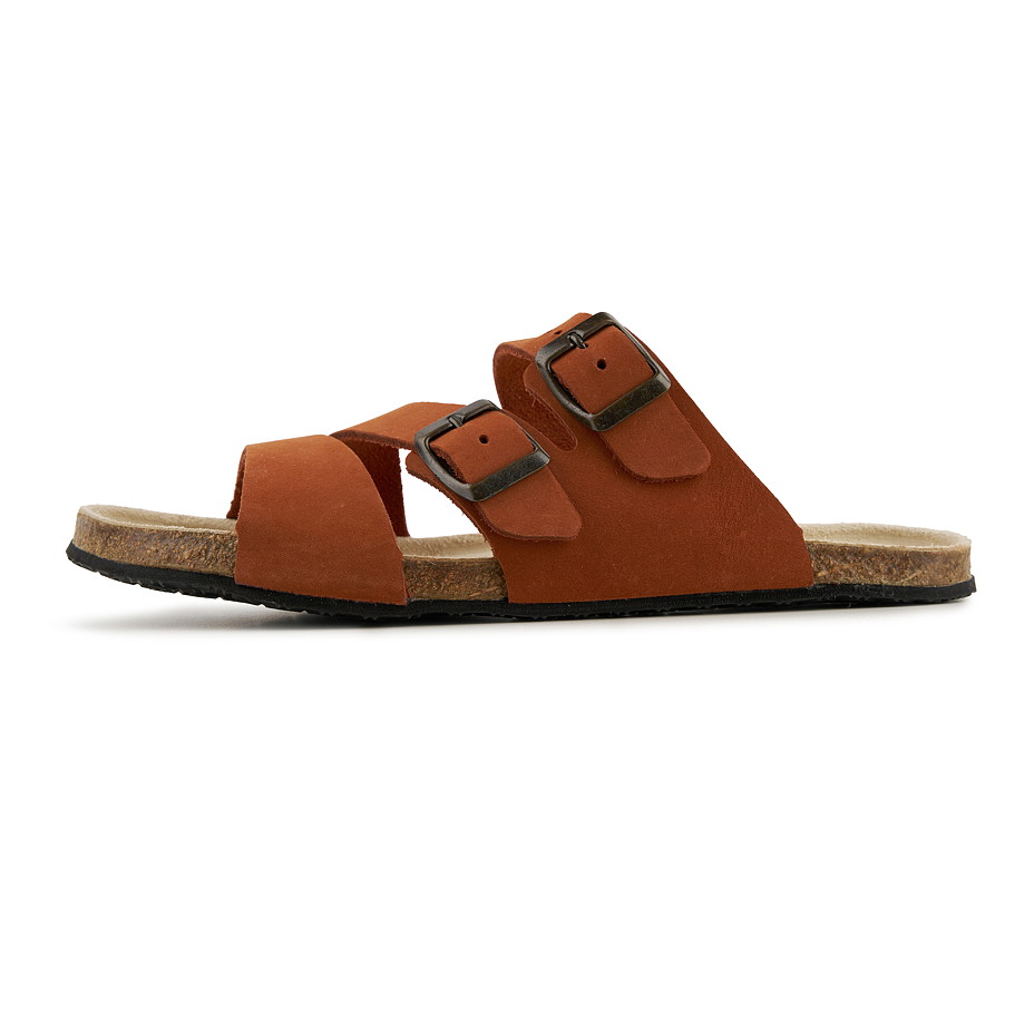 Dámské kožené barefoot nazouváky 
Anna hnědá