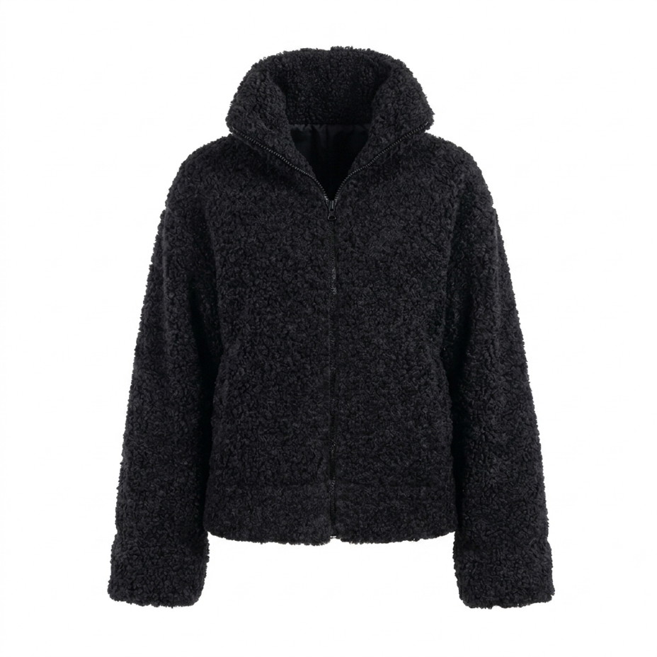 Damen Wolljacke Alpini schwarz