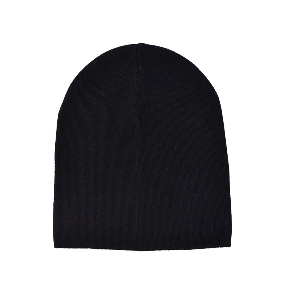 Vlněná čepice s vlnou Merino a kašmírem černá