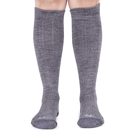 Wool Knee High Socks with Loose Top 3 pairs