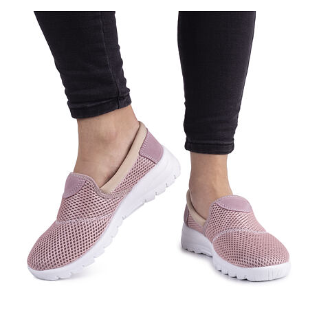 Atmungsaktive Turnschuhe für Damen rosa