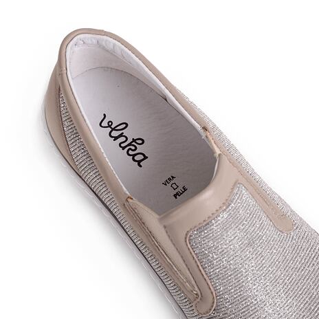 Women's leather ballerina “Jolana“ Beige