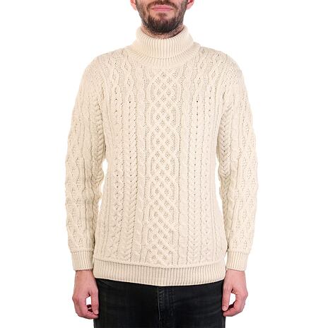 Men's Wool Sweater S11 Natural