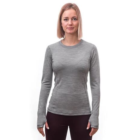 Dames functioneel T-shirt Sensor Merino Bold cool gray