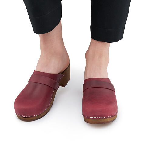 Anatomische Clogs für Damen rot