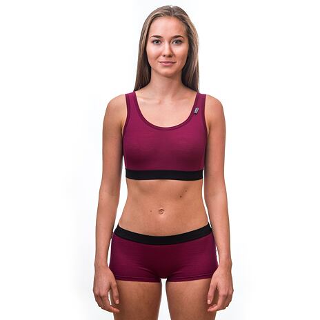 Culotte fonctionnelle pour femmes avec jambes Sensor Merino Active rose