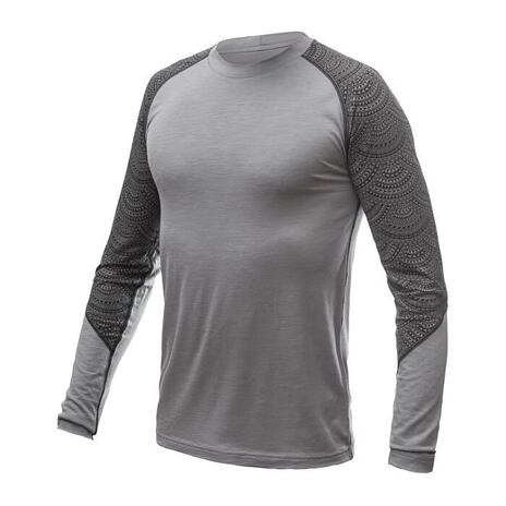 Funktionsshirt für Herren Sensor Merino Impress grau/maori