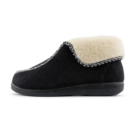 Women’s Wool Slippers Black