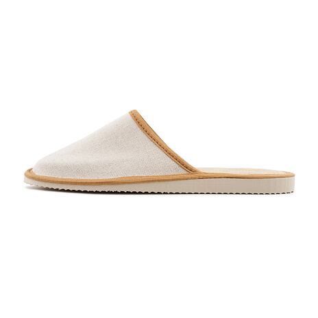 Men’s Summer Linen Slippers Natural