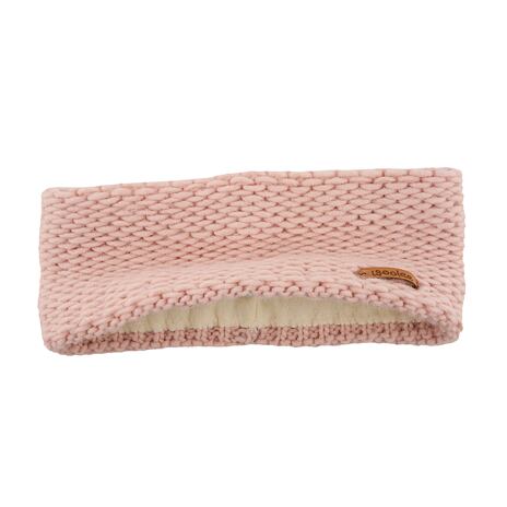 Bandeau en tricot Woolee C07 rose clair