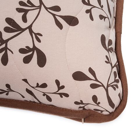 Lined Wool Cushion Brown