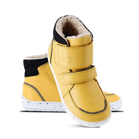 Kids’ Ankle Barefoot Shoes Be Lenka Panda Yellow