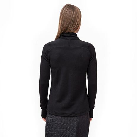 Women's sweatshirt Sensor Meino Upper full zip black