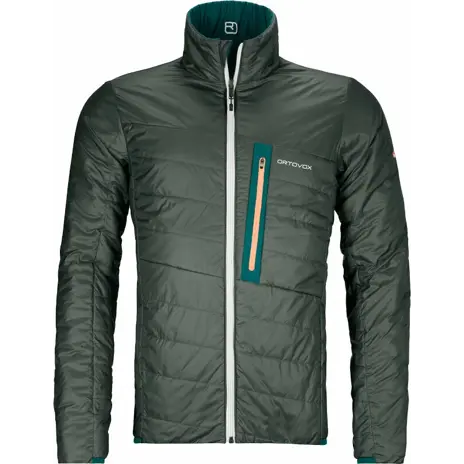 Men’s Ortovox Piz Boval Jacket Pacific Green