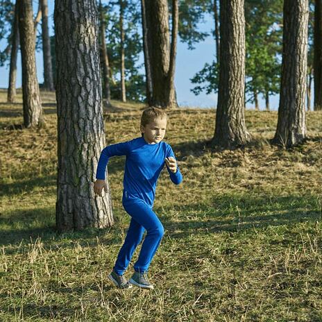 Gyerek funkcionális felső Merino XTREME Thermowave - kék