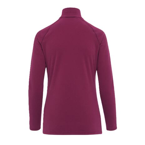 Women's THERMOWAVE Fleece Top with Zip Red