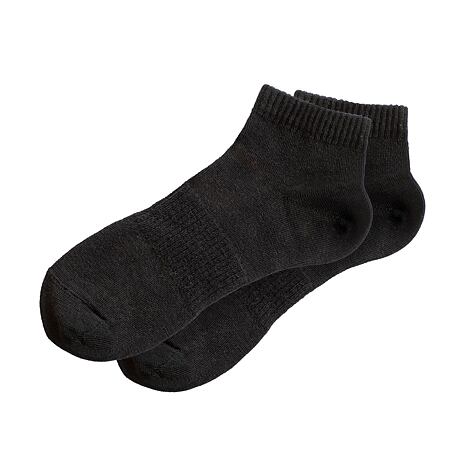 Ganzjahres-Wollsocken Merino schwarz