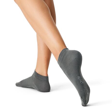 2 pairs of summer ankle socks Merino gray