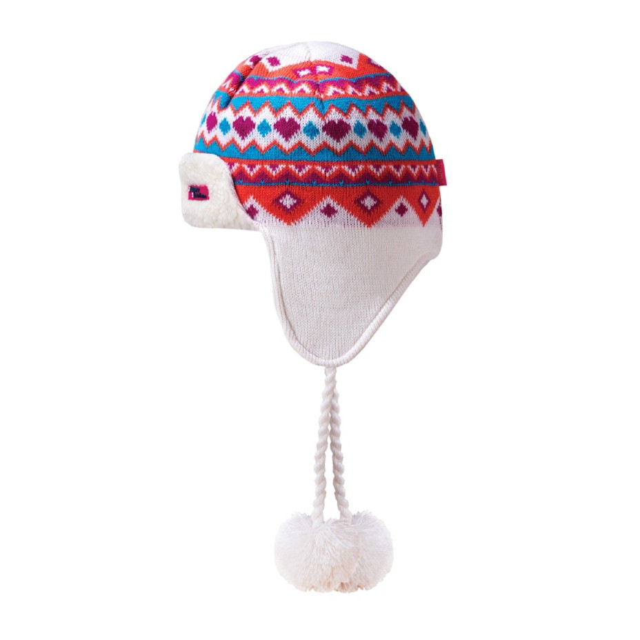 Kötött usanka sapka merino KAMA K52 - Rózsaszín