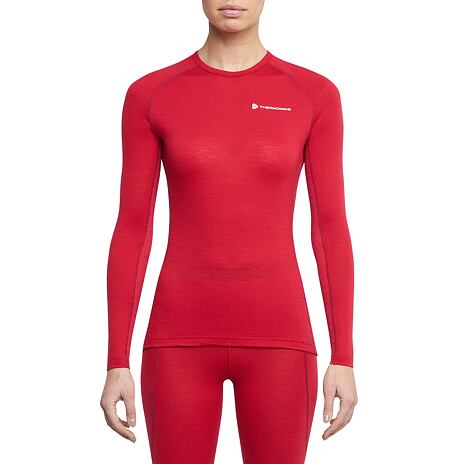Tricou merino bărbați ONE50 Thermowave Rosu