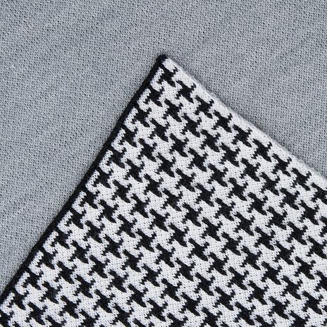 Wollen sjaal Extrafine Merino, zwart